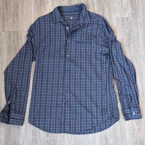🟢 2/$15 JOHN VARVATOS PLAID SHIRT